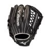 Mizuno MVP Prime SE 12.75" Outfield Glove - Black Silver 1 Mizuno MVP Prime SE 12.75" Outfield Glove - Black Silver
