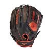 Mizuno MVP Prime SE 14.00" SP Utility Glove - Black Red Softball 2 Mizuno MVP Prime SE 14.00" SP Utility Glove - Black Red Softball