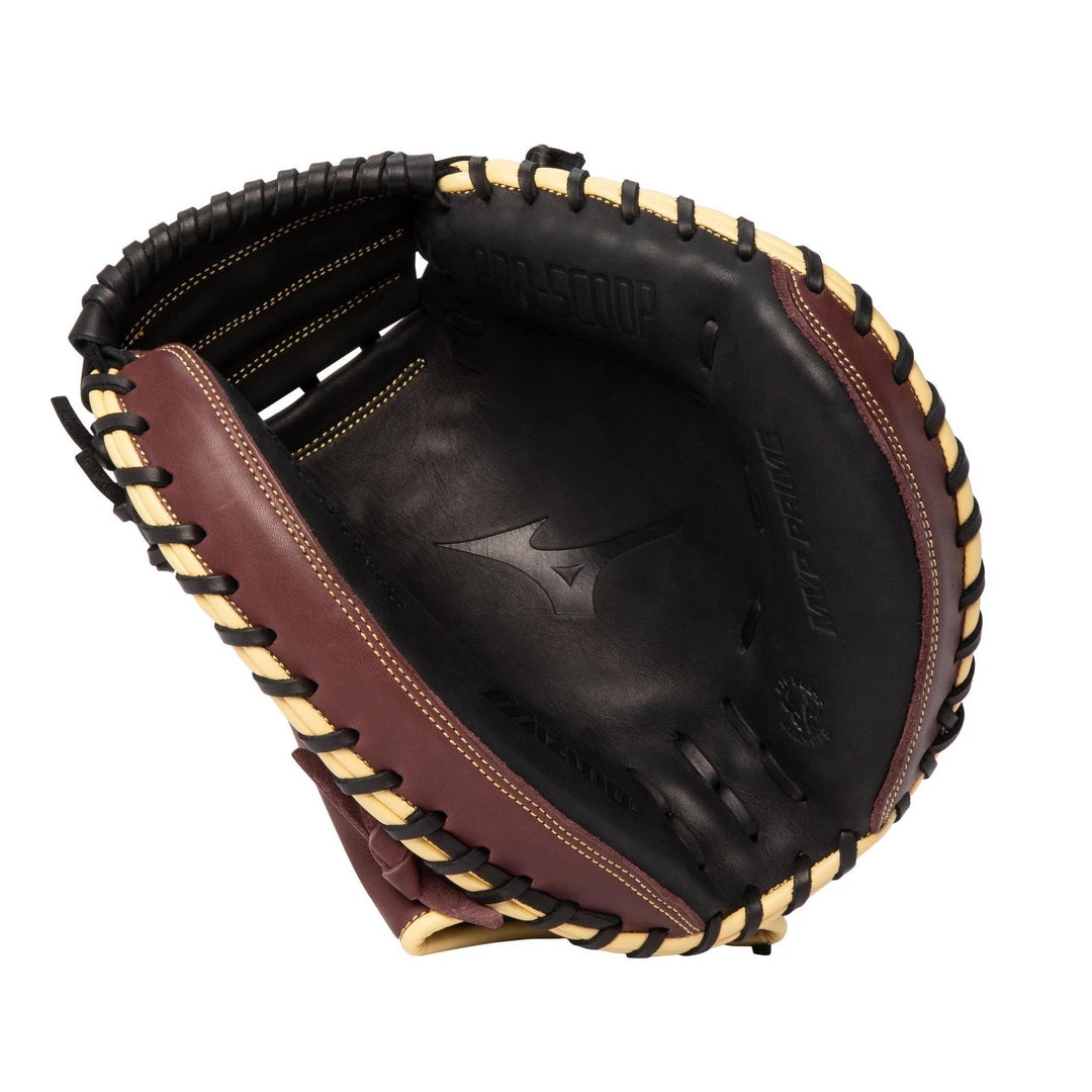 Mizuno MVP Prime 34.00" Catcher's Mitt GXC50PB3BC - Black Cherry Baseball 4 Mizuno MVP Prime 34.00" Catcher's Mitt GXC50PB3BC - Black Cherry Baseball