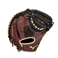Mizuno MVP Prime 34.00" Catcher's Mitt GXC50PB3BC - Black Cherry Baseball