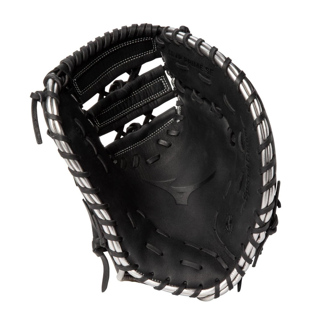 Mizuno MVP Prime SE 12.50" 1st Base Mitt - Black Silver 4 Mizuno MVP Prime SE 12.50" 1st Base Mitt - Black Silver
