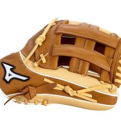 Mizuno Franchise Baseball 12.50" Outfield Glove GFN1250B4 - Tan Brown 7 Mizuno Franchise Baseball 12.50