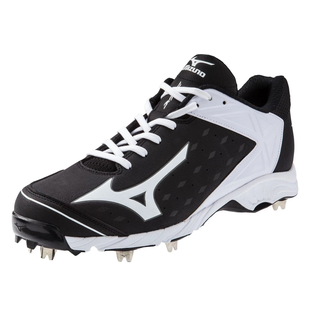 Baseball Mizuno 9-Spike Advanced Swagger 2 Low Men's Metal Cleats - Black White 3 Baseball Mizuno 9-Spike Advanced Swagger 2 Low Men's Metal Cleats - Black White