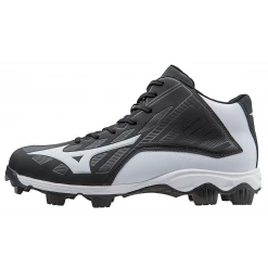 Mizuno 9-Spike Advanced Franchise 8 Mid - Black White