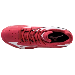 Mizuno 9-Spike Advanced Franchise 8 Low - Red White Baseball