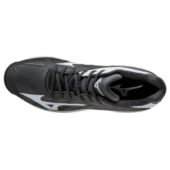 Mizuno 9-Spike Advanced Erupt 3 Low - Black White Baseball