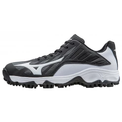 Mizuno 9-Spike Advanced Erupt 3 Low - Black White Baseball