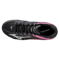 Mizuno 9-Spike Advanced Youth Finch Franchise 6 - Black Pink