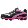 Mizuno 9-Spike Advanced Youth Finch Franchise 6 - Black Pink 2 Mizuno 9-Spike Advanced Youth Finch Franchise 6 - Black Pink