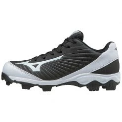 Mizuno Youth 9-Spike Advanced Franchise 9 Low Molded Cleats - Black White