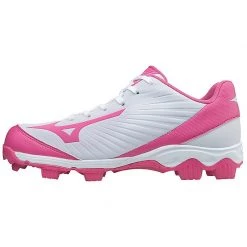 Mizuno Womens 9-Spike Advanced Finch Franchise 7 FP Cleats - White Pink