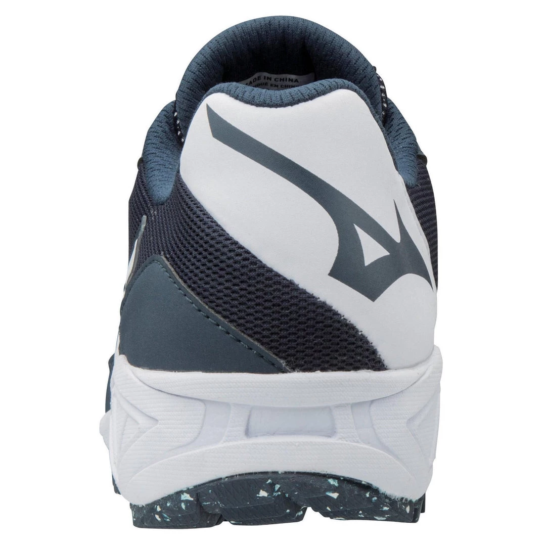 Baseball Mizuno Dominant All-Surface Low Turf Shoe - Navy White 7 Baseball Mizuno Dominant All-Surface Low Turf Shoe - Navy White