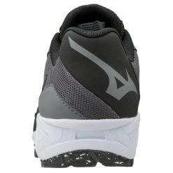 Baseball Mizuno Dominant All-Surface Low Turf Shoe - Charcoal White 11 Baseball Mizuno Dominant All-Surface Low Turf Shoe - Charcoal White