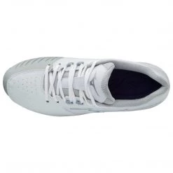 Mizuno 9-Spike Women's Advanced Sweep 4 Low Metal Cleats - White Softball