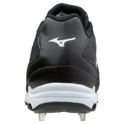 Mizuno 9-Spike Advanced Dominant TPU Low Cleats - Black White 11 Mizuno 9-Spike Advanced Dominant TPU Low Cleats - Black White