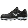 Mizuno 9-Spike Advanced Dominant TPU Low Cleats - Black White