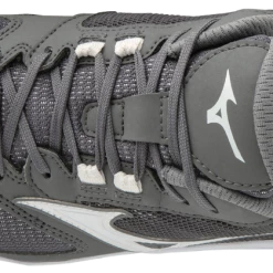 Softball Mizuno Women's Dominant All-Surface Mid Turf Shoe - Gray White 10 Softball Mizuno Women's Dominant All-Surface Mid Turf Shoe - Gray White