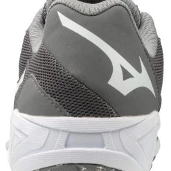 Softball Mizuno Women's Dominant All-Surface Mid Turf Shoe - Gray White 11 Softball Mizuno Women's Dominant All-Surface Mid Turf Shoe - Gray White
