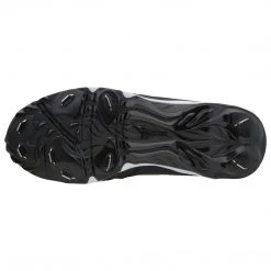 Mizuno 9-Spike Women's Advanced Sweep 4 Mid Metal Cleats - Black White