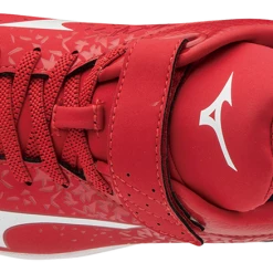 Mizuno Select Nine Low Molded Cleats - Red White 10 Mizuno Select Nine Low Molded Cleats - Red White