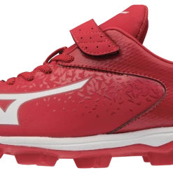 Mizuno Select Nine Low Molded Cleats - Red White