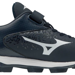 Baseball Mizuno Youth Select Nine JR Low Molded Cleats - Navy White