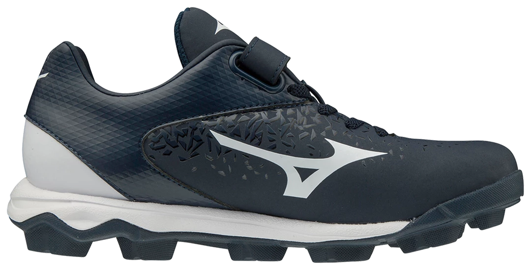 Mizuno Select Nine Low Molded Cleats - Navy White 4 Mizuno Select Nine Low Molded Cleats - Navy White