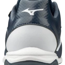 Baseball Mizuno Youth Select Nine JR Low Molded Cleats - Navy White 11 Baseball Mizuno Youth Select Nine JR Low Molded Cleats - Navy White