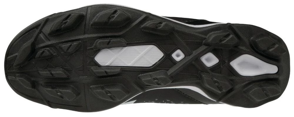 Baseball Mizuno Youth Select Nine JR Low Molded Cleats - Black White 5 Baseball Mizuno Youth Select Nine JR Low Molded Cleats - Black White
