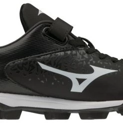 Mizuno Select Nine Low Molded Cleats - Black White