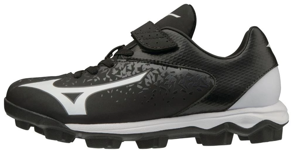 Baseball Mizuno Youth Select Nine JR Low Molded Cleats - Black White 3 Baseball Mizuno Youth Select Nine JR Low Molded Cleats - Black White