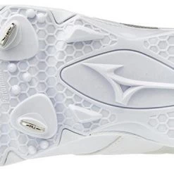 Mizuno 9-Spike Ambition Low Metal Cleats - White