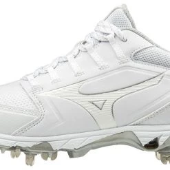 Mizuno 9-Spike Swift 6 Cleats - White Softball