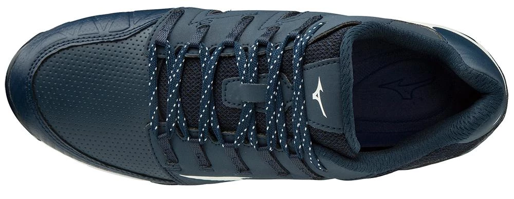 Mizuno 9-Spike Swift 6 Cleats - Navy White Softball 6 Mizuno 9-Spike Swift 6 Cleats - Navy White Softball