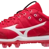 Mizuno Women's 9-Spike Advanced Finch Elite 5 FP Cleats - Red White
