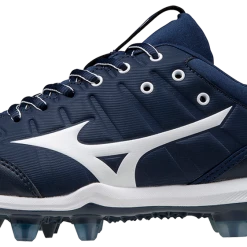 Mizuno Women's 9-Spike Advanced Finch Elite 5 FP Cleats - Navy White