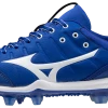 Mizuno Women's 9-Spike Advanced Finch Elite 5 FP Cleats - Royal White Softball