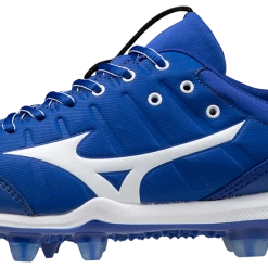 Mizuno Women's 9-Spike Advanced Finch Elite 5 FP Cleats - Royal White Softball