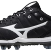 Mizuno Women's 9-Spike Advanced Finch Elite 5 FP Cleats - Black White