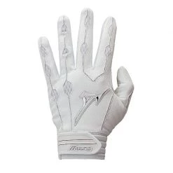 Mizuno Covert Youth Batting Gloves - White