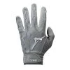 Mizuno Covert Youth Batting Gloves - Gray
