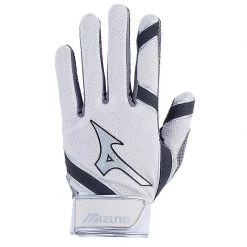 Mizuno Youth 2018 MVP Batting Gloves - White