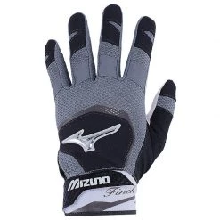 Mizuno Women's 2018 Finch Softball Batting Gloves - Black White