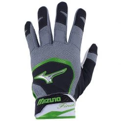 Mizuno Women's 2018 Finch Softball Batting Gloves - Black Optic Sulphur