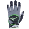 Mizuno Girl's 2018 Finch Softball Batting Gloves - Black Green 2 Mizuno Girl's 2018 Finch Softball Batting Gloves - Black Green