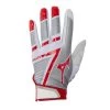Mizuno F-257 Women's Softball Batting Gloves - White Red