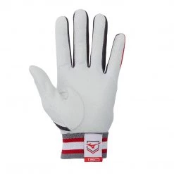 Mizuno B-130 Batting Gloves - Red Charcoal Shadow