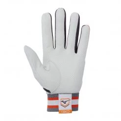 Baseball Mizuno B-130 Batting Gloves - Orange Charcoal