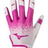 Mizuno Finch Girl's Softball Bathing Gloves - Pink