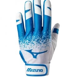 Mizuno Women's Finch Softball Batting Gloves - Royal White